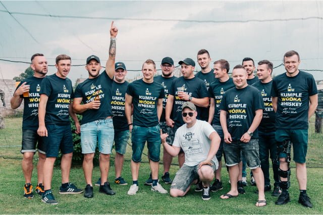 Grupa paintballowa - wieczor kawalerski na Paintball Arena Opole.