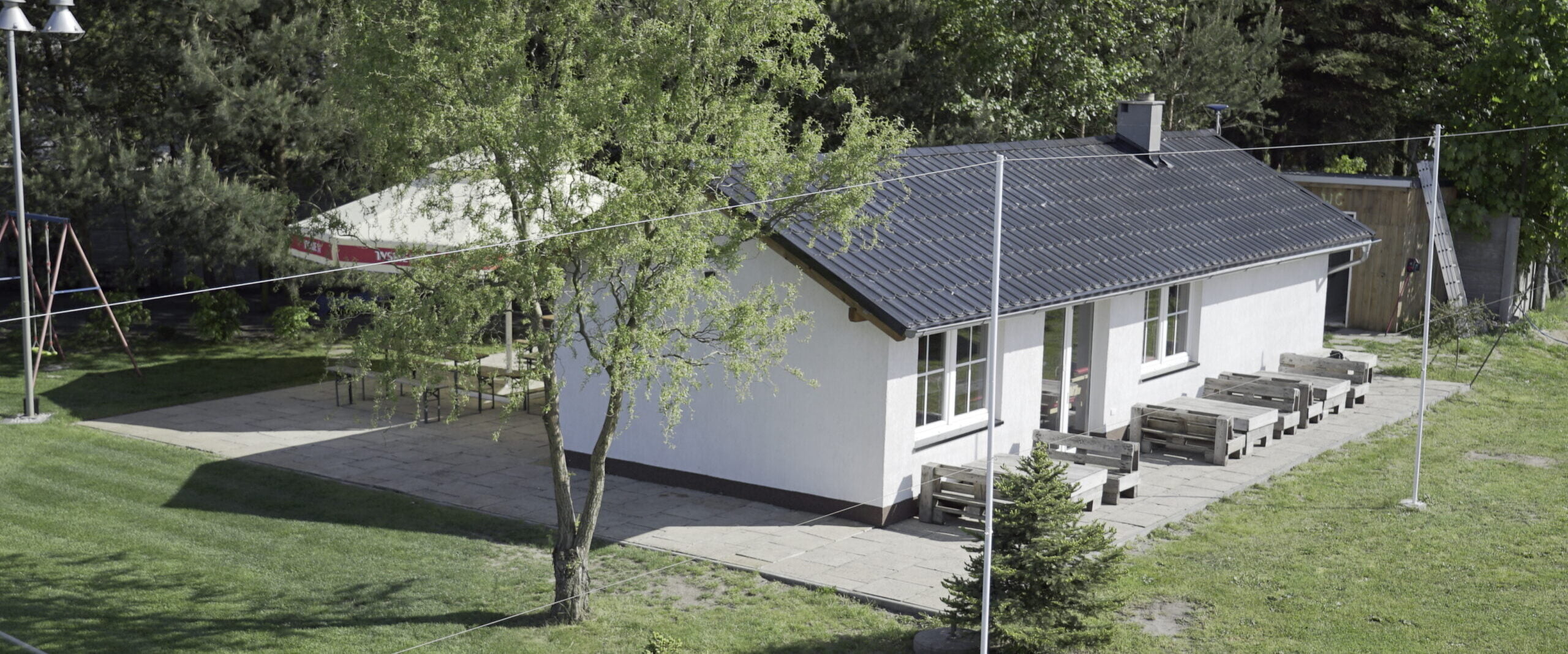 Imprezowa chata na terenie Arena Paintball Opole